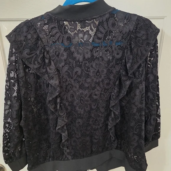 Torrid Black Lace Women's Jacket - Picture 4 of 8